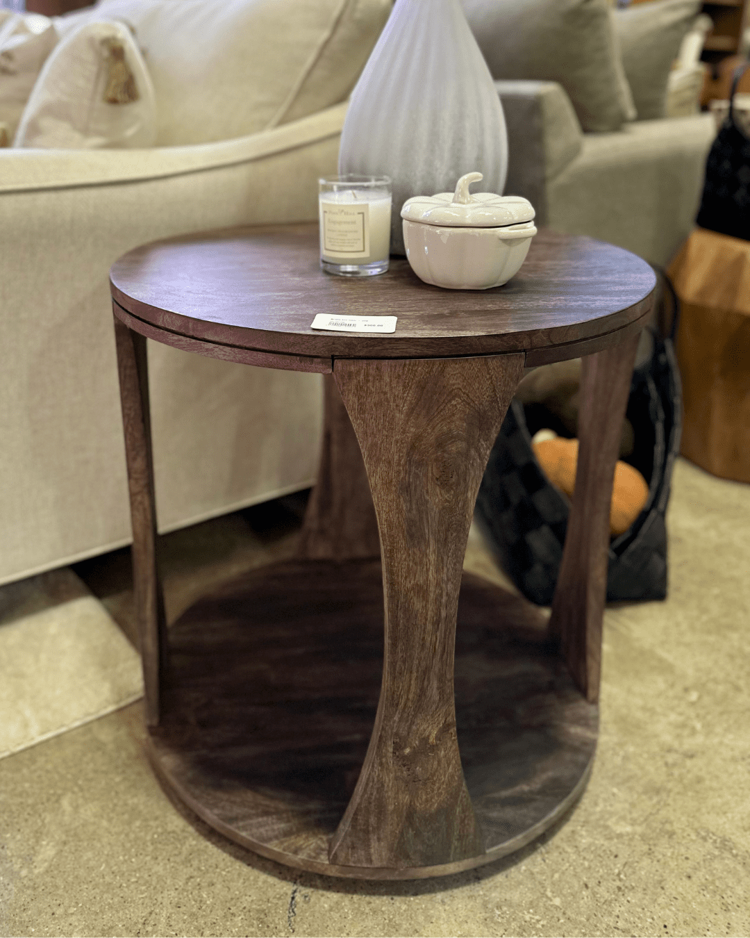 round end table