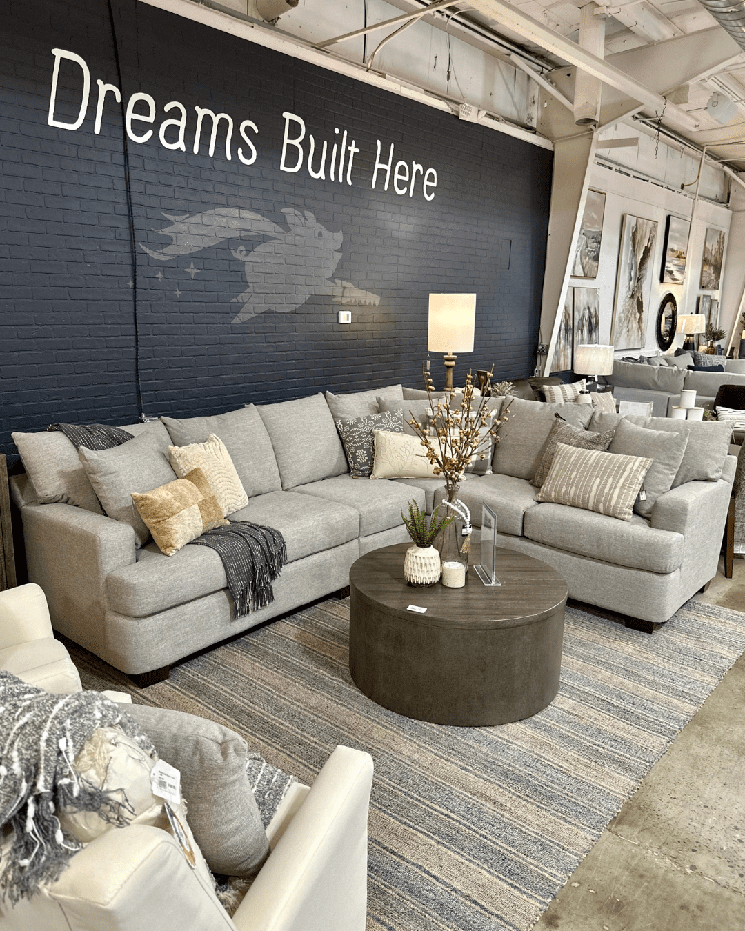 Grey 4pc Sectional