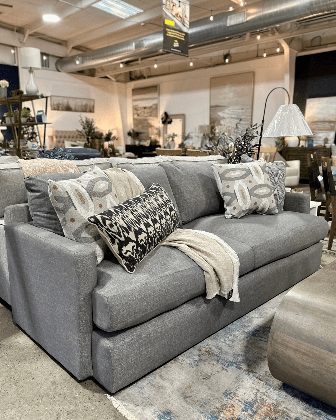 Grey Rumord Sofa 